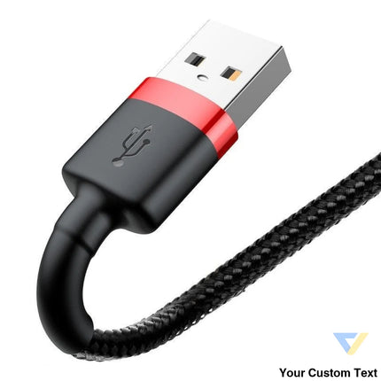 Baseus Cafule Cable USB Lightning 2A 3m (Black + Red) USB to Lightning