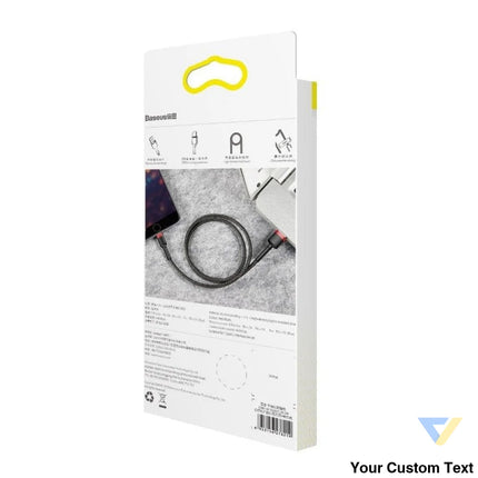 Baseus Cafule Cable USB Lightning 2A 3m (Black + Red) USB to Lightning