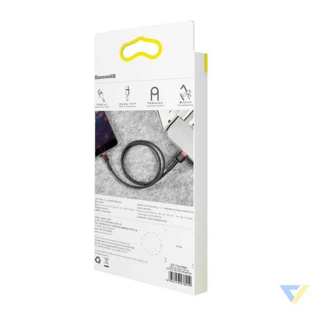 Baseus Cafule Cable USB Lightning 2A 3m (Black + Red) USB to Lightning