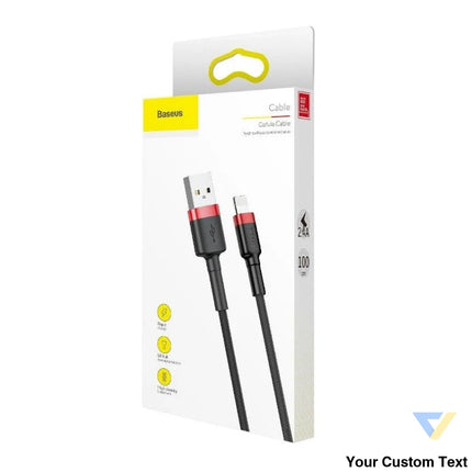 Baseus Cafule Cable USB Lightning 2A 3m (Black + Red) USB to Lightning