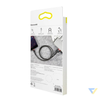 Baseus Cafule Cable USB Lightning 2A 3m (Black + Red) USB to Lightning