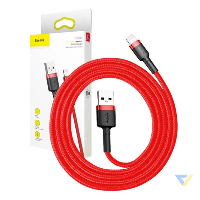 Baseus Cafule Cable USB Lightning 2A 3m (Red) USB to Lightning