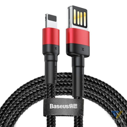 Baseus Cafule Double sided USB Lightning Cable 2,4A 1m (Black + Red) USB to Lightning