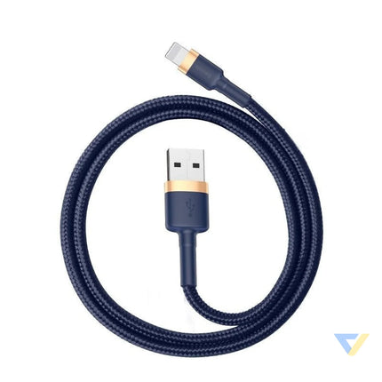 Baseus Cafule Lightning cable 1.5A 2m (Gold + Dark blue) USB to Lightning