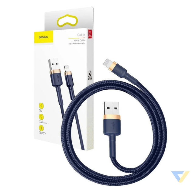 Baseus Cafule Lightning cable 2.4A 1m (Gold + Dark blue) USB to Lightning