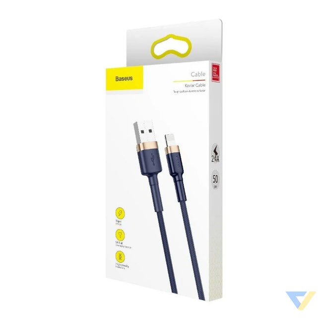 Baseus Cafule Lightning cable 2.4A 1m (Gold + Dark blue) USB to Lightning