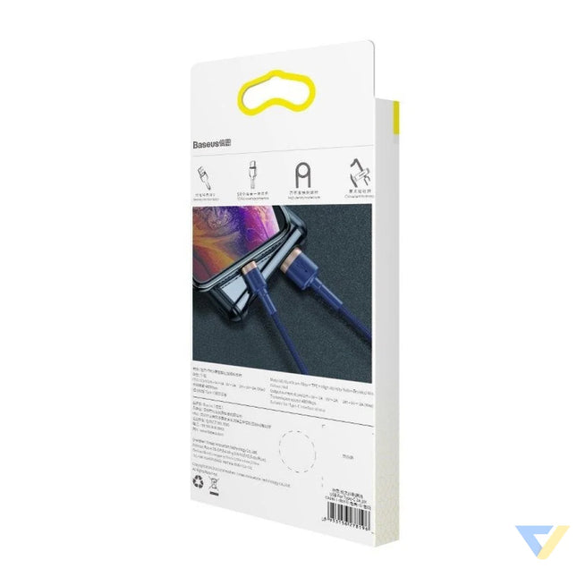 Baseus Cafule Lightning cable 2.4A 1m (Gold + Dark blue) USB to Lightning