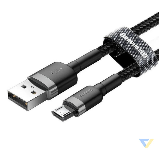 Baseus Cafule Micro USB cable 1.5A 2m (Gray + Black) USB to Micro USB
