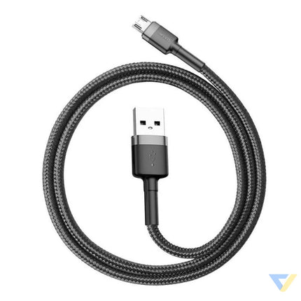 Baseus Cafule Micro USB cable 1.5A 2m (Gray + Black) USB to Micro USB