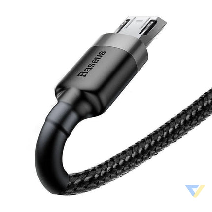 Baseus Cafule Micro USB cable 1.5A 2m (Gray + Black) USB to Micro USB