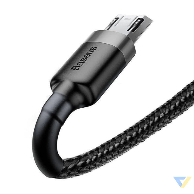 Baseus Cafule Micro USB cable 1.5A 2m (Gray + Black) USB to Micro USB