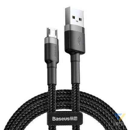 Baseus Cafule Micro USB cable 1.5A 2m (Gray + Black) USB to Micro USB