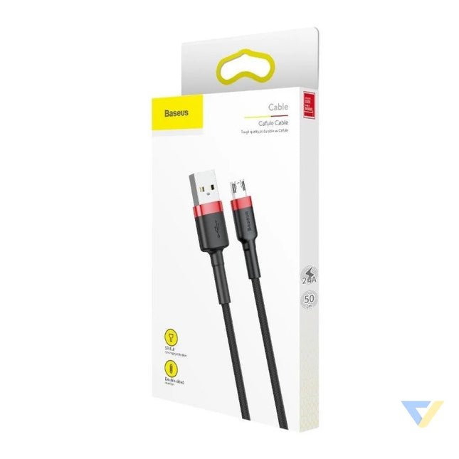 Baseus Cafule Micro USB cable 1.5A 2m (Red + Black) USB to Micro USB