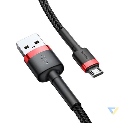 Baseus Cafule Micro USB cable 1.5A 2m (Red + Black) USB to Micro USB