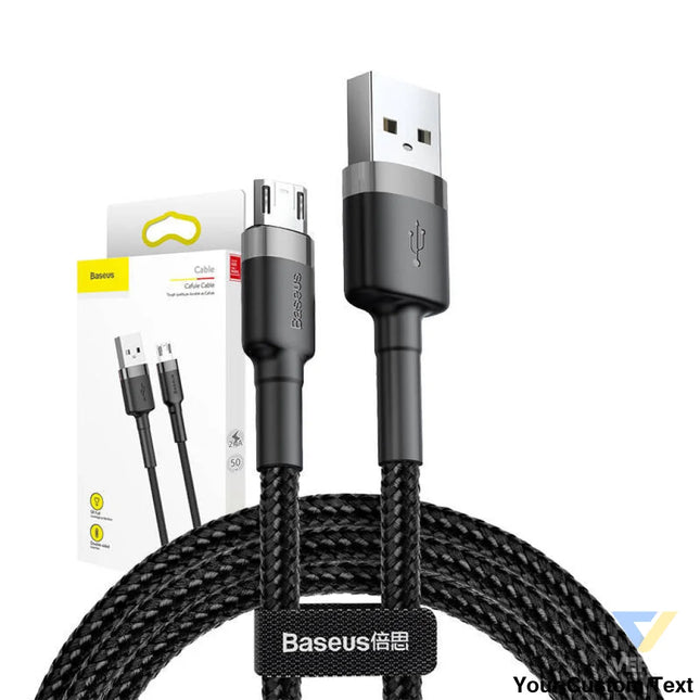 Baseus Cafule Micro USB cable 2.4A 0,5m (gray + black) USB to Micro USB