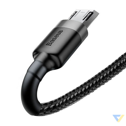 Baseus Cafule Micro USB cable 2.4A 0,5m (gray + black) USB to Micro USB