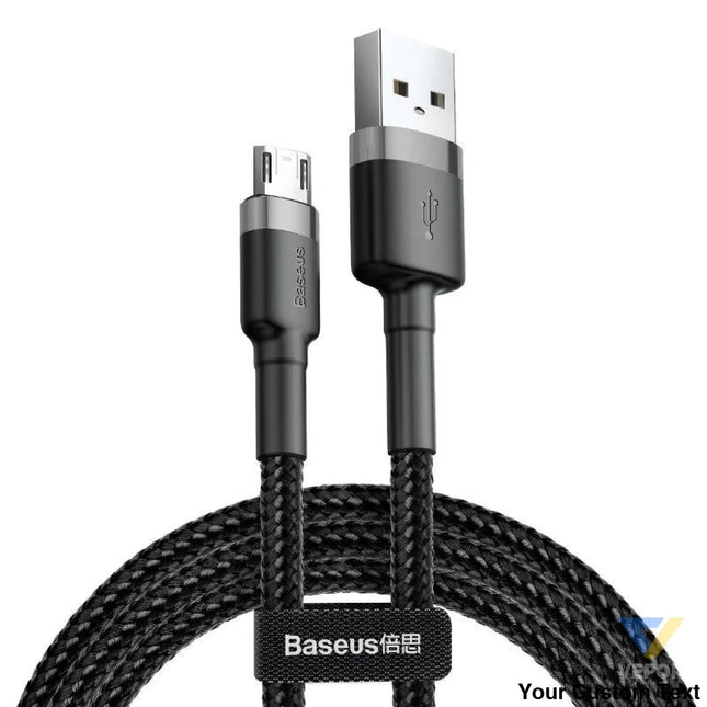 Baseus Cafule Micro USB cable 2.4A 0,5m (gray + black) USB to Micro USB
