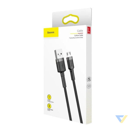 Baseus Cafule Micro USB cable 2.4A 0,5m (gray + black) USB to Micro USB