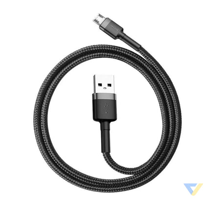 Baseus Cafule Micro USB cable 2.4A 0,5m (gray + black) USB to Micro USB