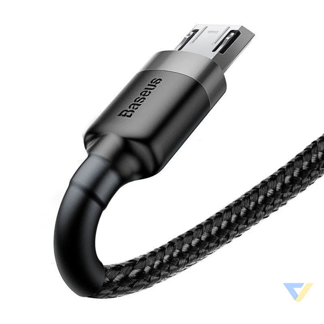 Baseus Cafule Micro USB cable 2.4A 1m (Gray + Black) USB to Micro USB