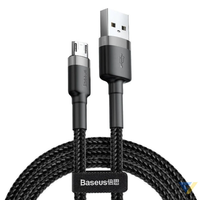 Baseus Cafule Micro USB cable 2.4A 1m (Gray + Black) USB to Micro USB