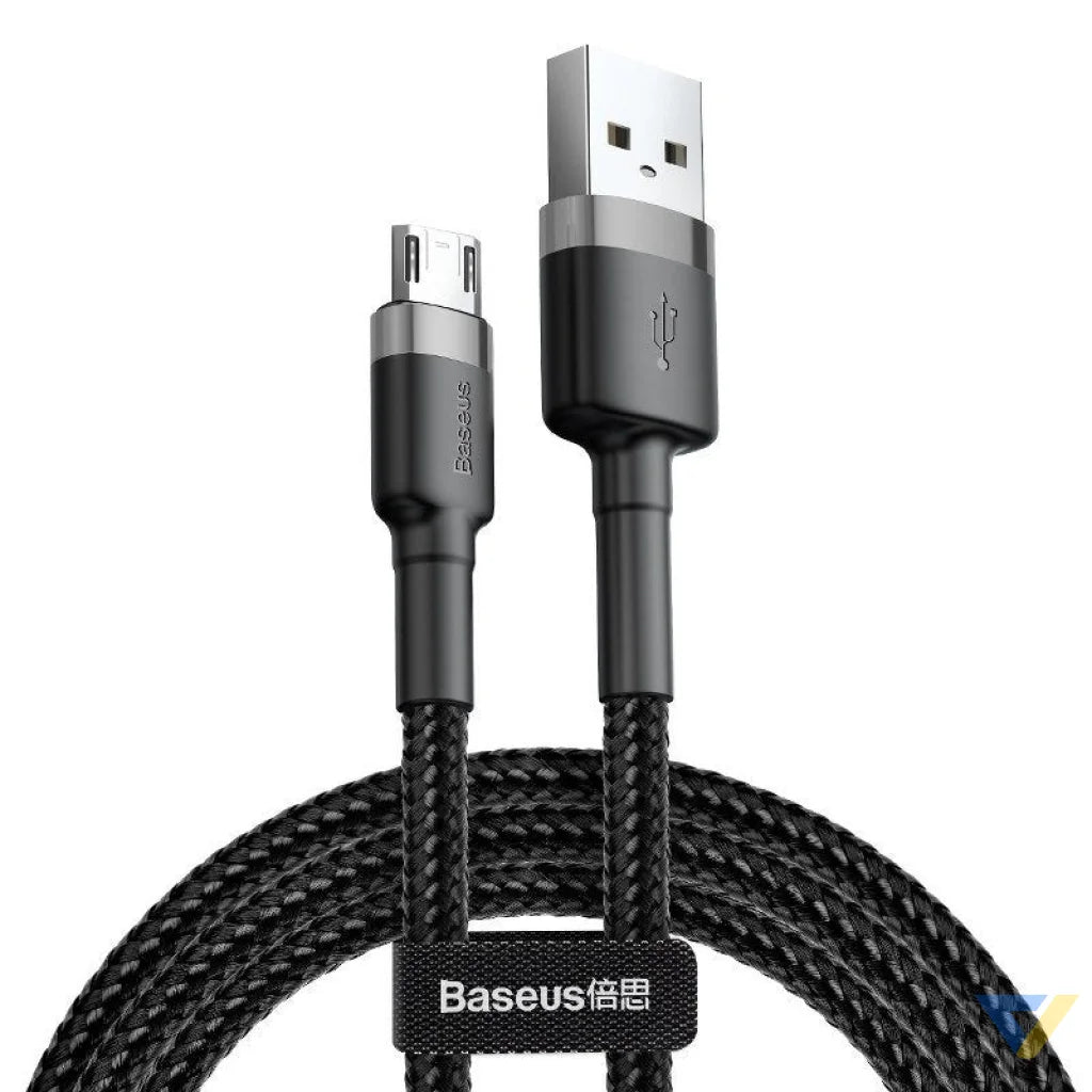 Baseus Cafule Micro USB cable 2.4A 1m (Gray + Black) USB to Micro USB