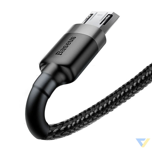 Baseus Cafule Micro USB cable 2.4A 1m (Gray + Black) USB to Micro USB