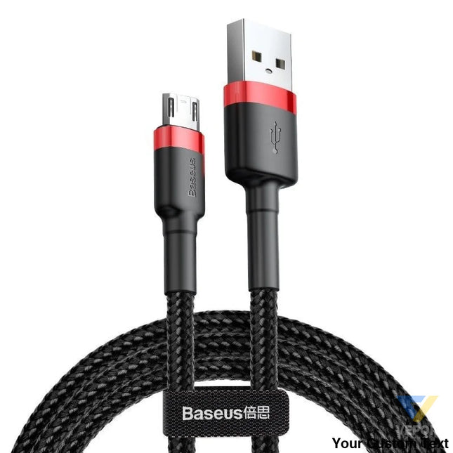 Baseus Cafule Micro USB cable 2.4A 1m (Red + Black) USB to Micro USB