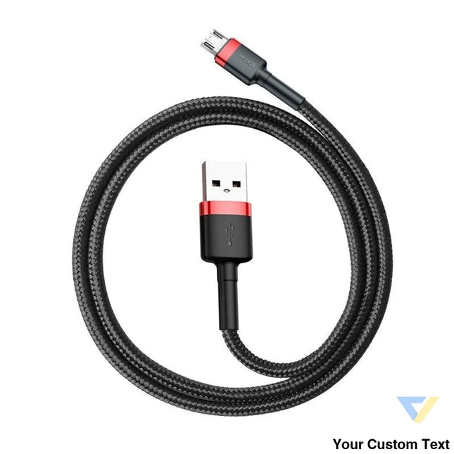 Baseus Cafule Micro USB cable 2.4A 1m (Red + Black) USB to Micro USB