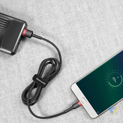 Baseus Cafule Micro USB Cable 2A 3m (Black + Red) USB to Micro USB
