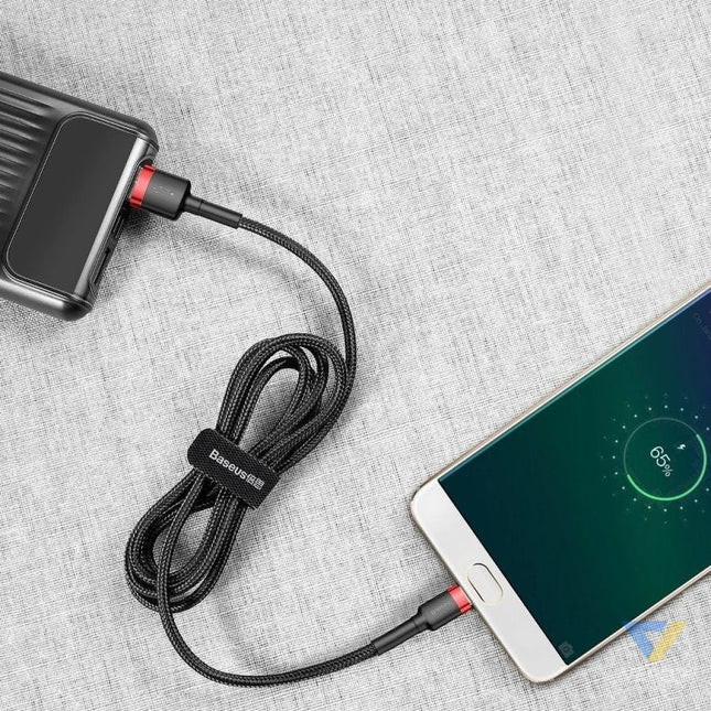 Baseus Cafule Micro USB Cable 2A 3m (Black + Red) USB to Micro USB