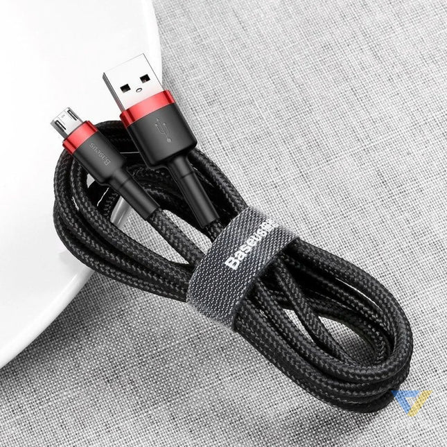 Baseus Cafule Micro USB Cable 2A 3m (Black + Red) USB to Micro USB