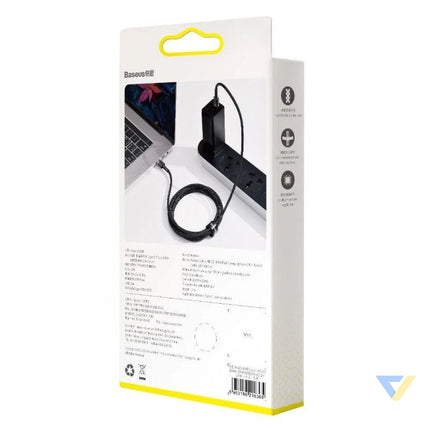 Baseus Cafule PD2.0 100W flash charging USB For Type C cable (20V 5A)2m Gray + Black USB C to USB C