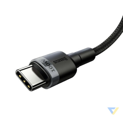 Baseus Cafule PD2.0 100W flash charging USB For Type C cable (20V 5A)2m Gray + Black USB C to USB C