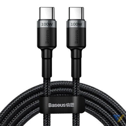 Baseus Cafule PD2.0 100W flash charging USB For Type C cable (20V 5A)2m Gray + Black USB C to USB C