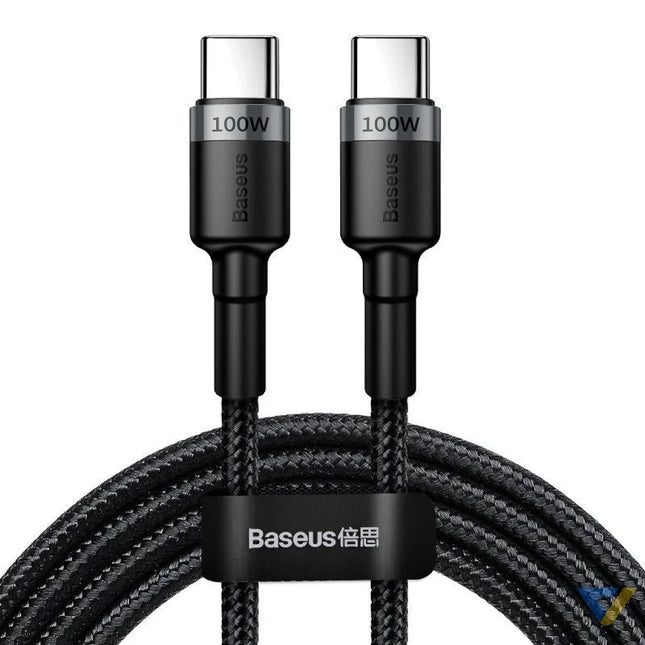 Baseus Cafule PD2.0 100W flash charging USB For Type C cable (20V 5A)2m Gray + Black USB C to USB C
