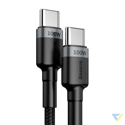 Baseus Cafule PD2.0 100W flash charging USB For Type C cable (20V 5A)2m Gray + Black USB C to USB C
