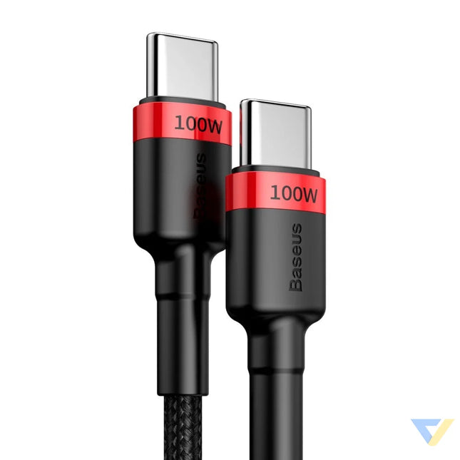 Baseus Cafule PD2.0 100W flash charging USB For Type C cable (20V 5A)2m Red + Black USB C to USB C
