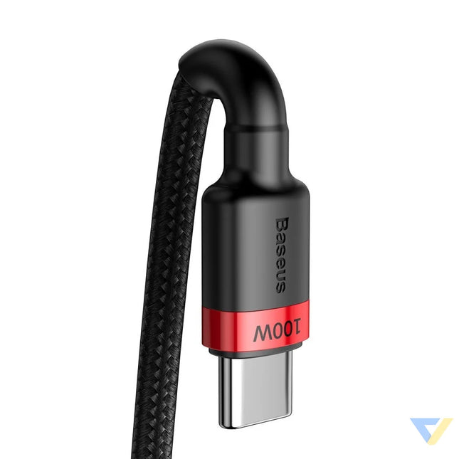 Baseus Cafule PD2.0 100W flash charging USB For Type C cable (20V 5A)2m Red + Black USB C to USB C