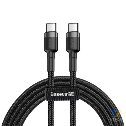 Baseus Cafule PD2.0 60W flash charging USB For Type C cable (20V 3A) 2m Gray + Black USB C to USB C