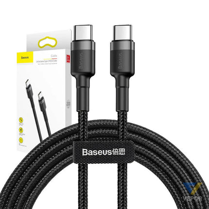 Baseus Cafule PD2.0 60W flash charging USB For Type C cable (20V 3A) 2m Gray + Black USB C to USB C