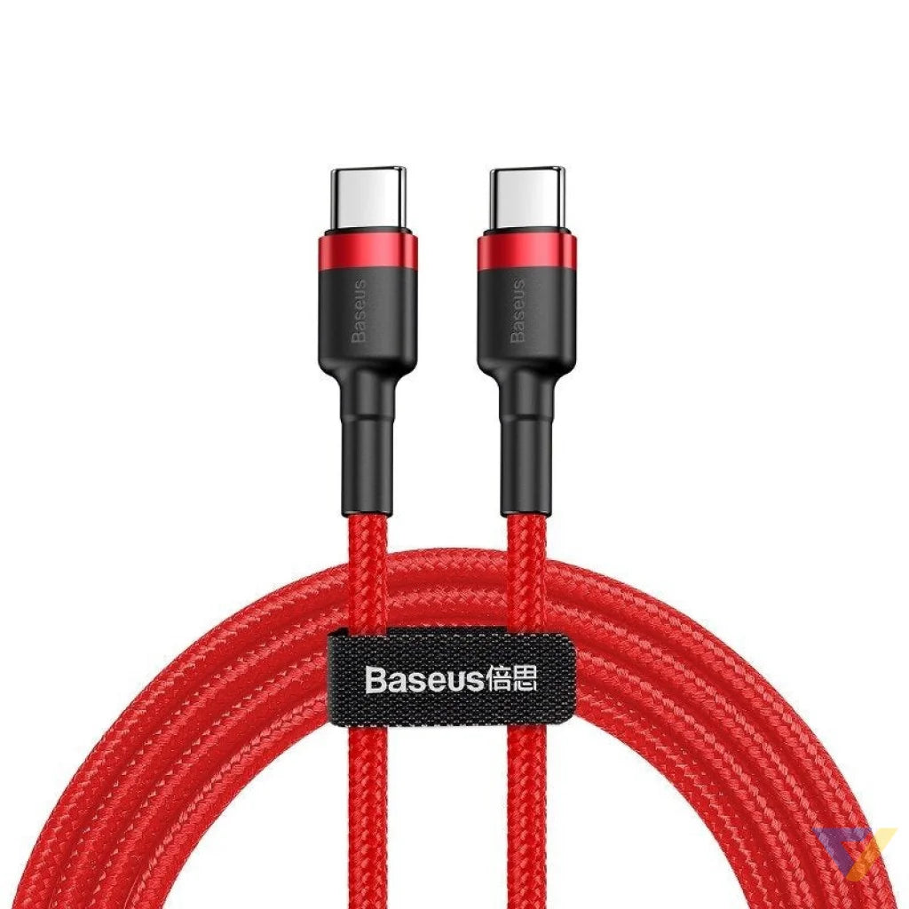 Baseus Cafule PD2.0 60W flash charging USB For Type C cable (20V 3A) 2m Red USB C to USB C