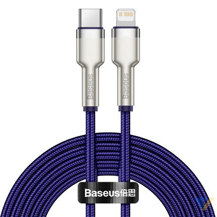 Baseus Cafule Series USB C cable for Lightning 20W 2m (purple) USB C to Lightning