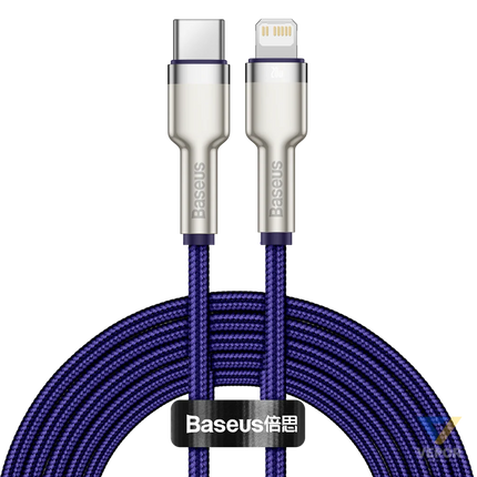 Baseus Cafule Series USB C cable for Lightning 20W 2m (purple) USB C to Lightning