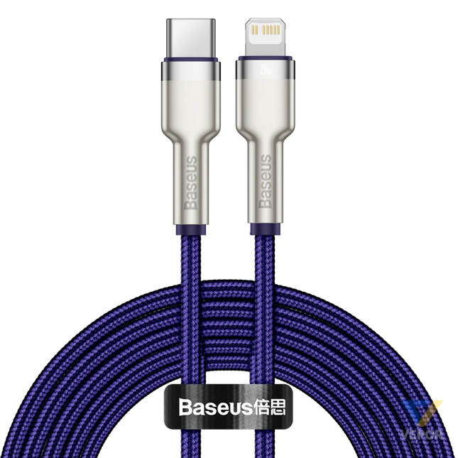 Baseus Cafule Series USB C cable for Lightning 20W 2m (purple) USB C to Lightning