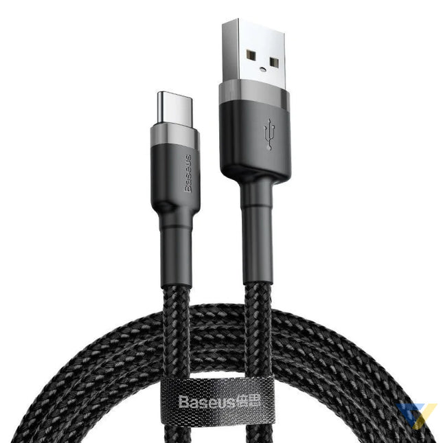 Baseus Cafule USB C cable 2A 3m (Black + Gray) USB to USB C