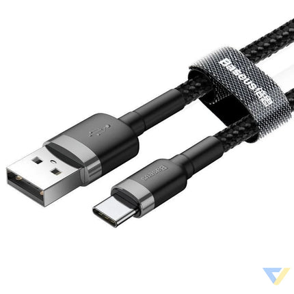 Baseus Cafule USB C cable 2A 3m (Black + Gray) USB to USB C