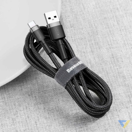 Baseus Cafule USB C cable 2A 3m (Black + Gray) USB to USB C