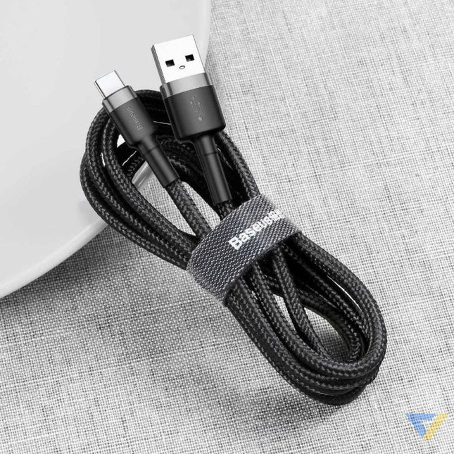 Baseus Cafule USB C cable 2A 3m (Black + Gray) USB to USB C