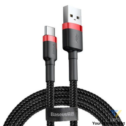 Baseus Cafule USB C cable 2A 3m (Black + Red) USB to USB C